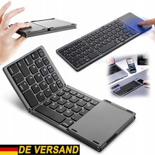 Faltbare Tastatur KI-Tastatur Touchpad 140mAh Bluetooth Wireless Mini-Tastatur