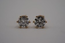 Diamant Ohrstecker, 585 Gold