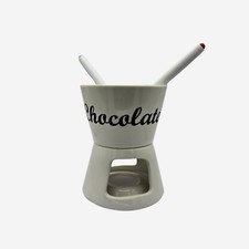 Schokofondue Set aus Porzellan