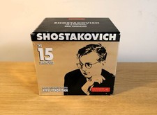 Shostakovich The 15 Symphonies Kondrashin 10 CD Melodiya Box Set NM
