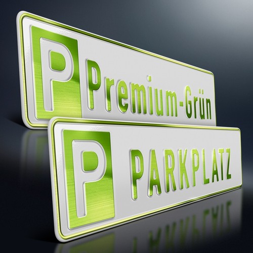 Parkplatzschild premium - parkplatzschild,