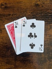 3,5 Kreuz - Trickkarten - Phoenix Rot - Zaubertrick