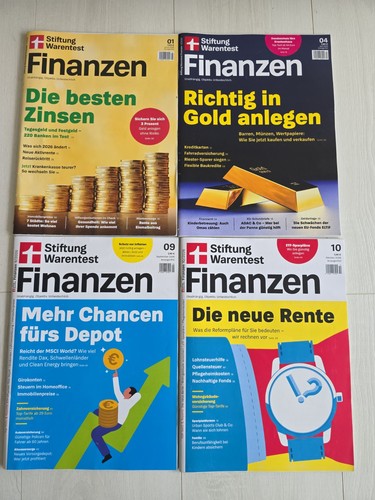 Stiftung warentest finanzen - 4x,