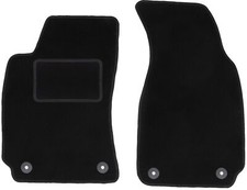 Schwarze Fußmatten vorne