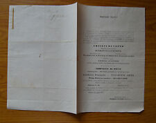 Alter Beleg Programm Creme