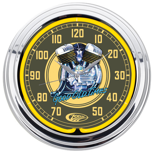 Neonuhr zodiac flathead 15 - neonuhr,