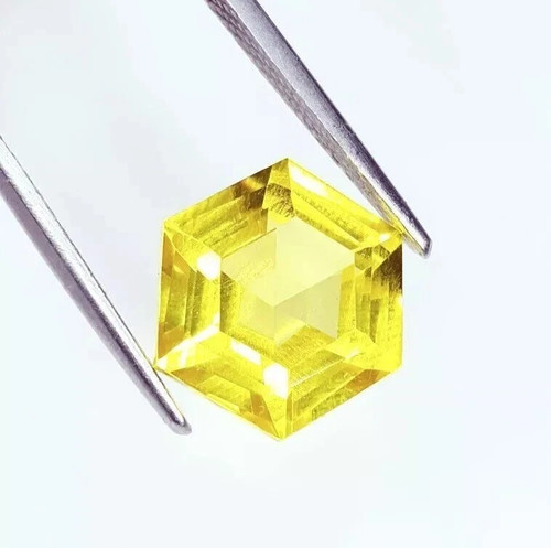 Natürlich hexagon schliff - natürlich,