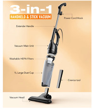 Corded Stick Vacuum Cleaner