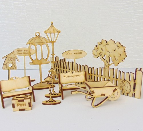 Wichtel miniaturen vogelhaus - miniaturen,
