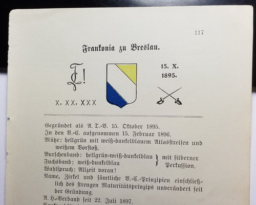 Turnerschaft frankonia - turnerschaft, zu