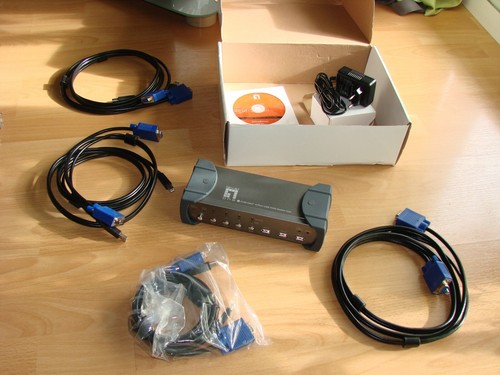 Level one kvm - one, 4-port