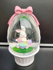 Schneekugel Glitzerkugel Ei