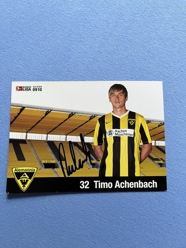 Alemannia aachen autogramm - alemannia,
