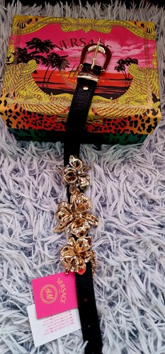 Versace blumen halskette gold - halskette,