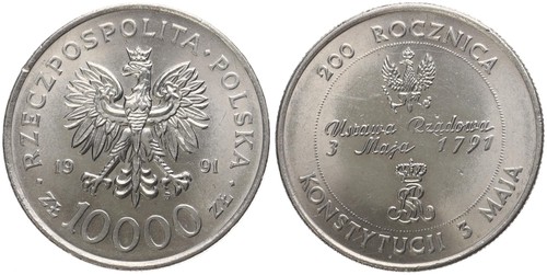 Polen poland 10000 zloty - -,