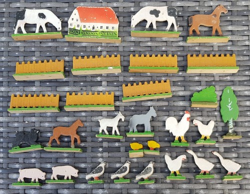 Holztiere tierfiguren - 29,