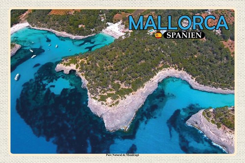 Holzschild 18x12 mallorca - holzschild,