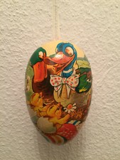 CONTAINER Aufklappbare OSTEREI zum Auffüllen aus Pappe, Pappmache, Fülleier