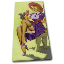 Vintage Girl Poster Sexy Retro