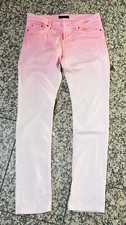 ?MEK Denim Sommer Jeans, W29, weiß/rosa