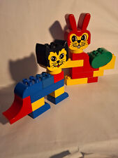 Lego Duplo Katze und Hase / Osterhase groß