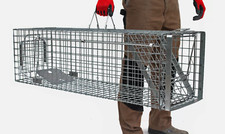 102x34x34 cm Fuchsfalle Waschbärfalle Kastenfalle Marderfalle Biber Falle