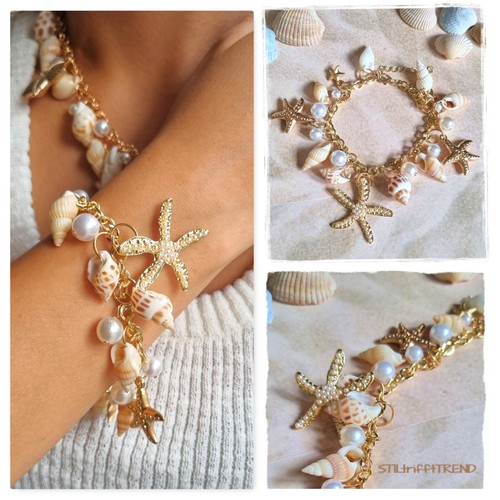 Trend armband echte - echte, muscheln