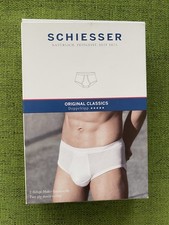 Schiesser Original Classics Sport-Slip Unterhose Doppelripp Größe 5 / M Eingriff