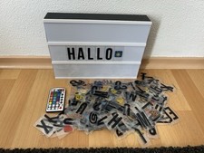 LED Lightbox Kino Anzeigetafel 22 x 33 cm Beschriftbar Leuchtreklame Lichtdeko