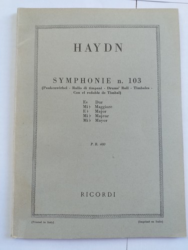 Haydn symphonie 103 - 'symphonie, 103'