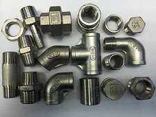 BSP EDELSTAHL 316 ROHRBESCHLÄGE - 1/8"" - 4"" 10 BAR BEWERTET - UK LAGER