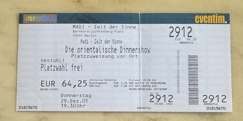 Die orientalische dinnershow - die,