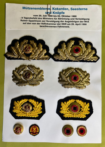 Ddr nva mützenembleme - ddr,