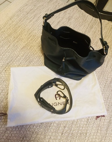 Aigner lederbeutel handtasche - aigner, lederbeutel/handtasche