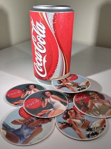 Coca cola can coaster - can,