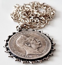 Münzkette Silber 5 Mark Preussen 