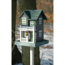 Deko-Vogelhaus mit Ständer