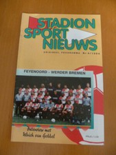 Feyenoord Rotterdam vs Werder