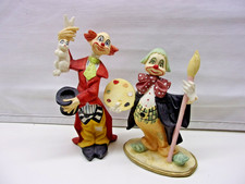 2 STK Clown FIGUREN Keramik