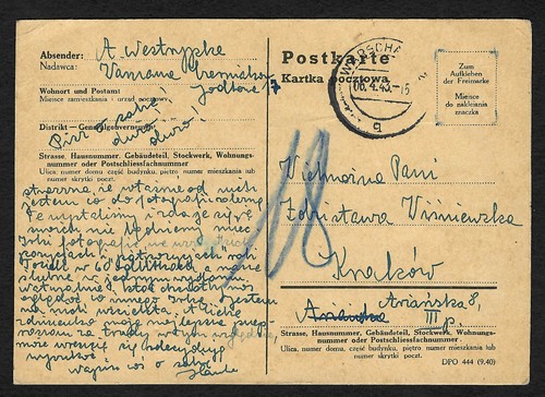 Postkarte aus warschau - postkarte,