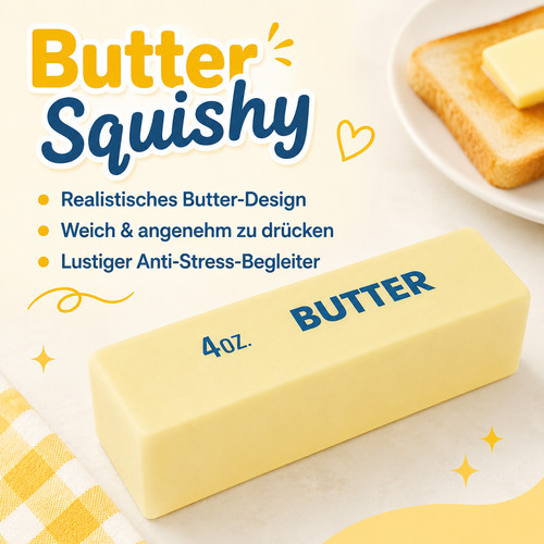 Butter squishy anti stress - butter,