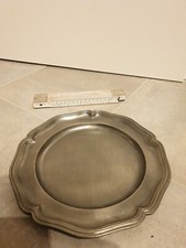 antiker Zinn  Teller 635g sks