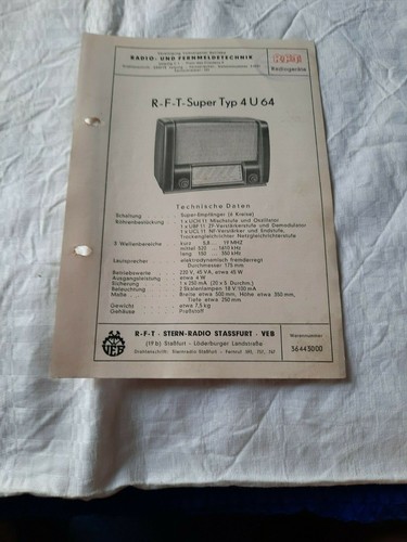 Ddr werbung prospekt veb stern - werbung,