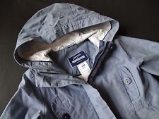 JACADI Tolle  hellblaue Übergangsjacke a-förmig Kurzmantel Gr.3A 98