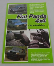Brochure sheet fiat panda 4x4 - brochure,