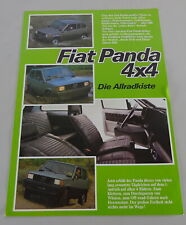 Prospektblatt Fiat Panda 4x4 Allrad original