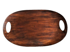 ASA Selection Serviertablett Tablett Platte Weidenholz Braun 55,5 x 35,5 x 4,3cm