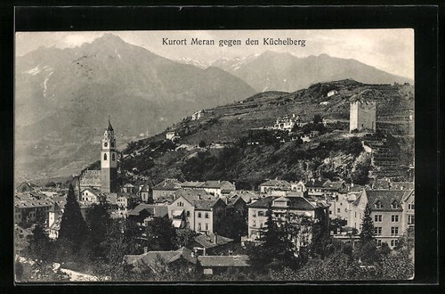 Meran teilansicht gegen den - meran,,