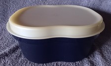 Tupperware Kleiner Laibwächter  Brotbehälter  Blau/Perlmut