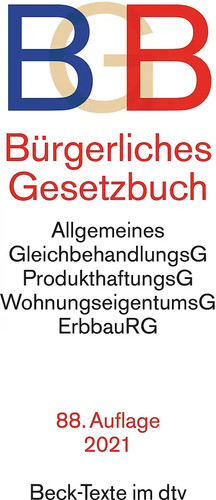 Bürgerliches gesetzbuch bgb - bürgerliches,